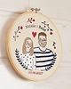 Ślub - inne Personalizowana pamiątka ślubna/zaręczynowa , haft w tamborku 7