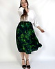 spódnice midi SPÓDNICA 2w1 rozkloszowana na gumce, autorski print jezioro (100% wiskoza) 1
