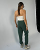 spodnie dresowe damskie Spodnie Vintage emerald 4