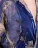 sukienki maxi damskie Kopertowa kaszmirowa sukienka ZUNIA Bleu 5