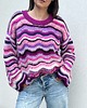 swetry damskie  Sweter Ella wersja z fioletem 3