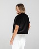 t-shirt damskie T-shirt Crop-Voila Czarny 1