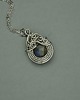 wisiory Wisiorek niebieski labradoryt wire wrapping 1