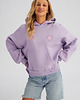 bluza z kapturem damska Bluza z kapturem PUFFA Sweet Candy liliowa 7