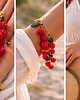bransoletki złote Bransoletka maliny handmade 4