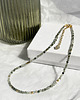 chokery Choker Perydot z Hematytem 1