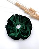 gumki do włosów Big scrunchie Świąteczna Zieleń 1