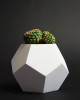 doniczki ZESTAW doniczek  betonowych  Dodekahedron 1+2 2