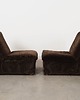 sofy i szezlongi Sofa modułowa brązowa, włoski design, lata 70, produkcja: Busnelli 5