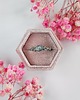 pierścionki srebrne Pierścionek Topaz regulowany stal chirurgiczna handmade 1