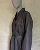 płaszcze damskie Kimono długie jeans z paskiem oko patchwork frędzle. 5