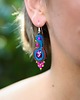 kolczyki soutache Ronja 3 - kolczyki z sutaszu, srebro 3