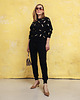 spodnie materiałowe damskie Spodnie joggersy black 3