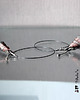 kolczyki wire wrapping Duże srebrne kolczyki koła metaliczne PANAJ 1