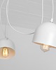 lampy wiszące Nowoczesna lampa wiszącav pająk Popo 4 biała 3