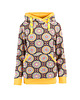 bluza z kapturem damska Bluza kangurka "Mandala" z musztardą 2