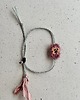 bransoletki - inne Bransoletka handmade z ręcznym haftem - Piesek - unikat 5
