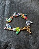 bransoletki - inne Urocza bransoletka boho z cudnymi kolorowymi emaliowanymi ptaszkami handmade 4