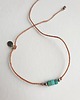 bransoletki na sznurku Bransoletka BOHO sznurkowa  beżowy, turkus, hematyt 6