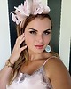 fascynatory Fascynator ślubny YARAH BOHO RÓŻ /oraz inne kolory 2