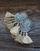 kolczyki soutache Duże i etniczne kolczyki boho z chwostami 3