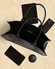 torby na ramię LARGE TOTE BAG black natural leather / DUŻA TORBA TOTE czarna 3
