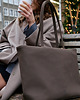 torby na ramię Wegańska Torba Shopper - Dark Brown Nubuck 2