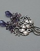 kolczyki wire wrapping Bez - kolczyki 4