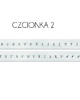 złote naszyjniki Personalizowany naszyjnik z literką blaszka 12 mm i fakturowana blaszka 4