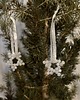ozdoby choinkowe WINTER GLOW Crystal White  zawieszka bombka 2 sztuki 2