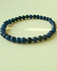 bransoletki z kamieni naturalnych Lapis lazuli matowa 4 mm Bransoletka 3