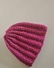 czapki damskie Różowa Czapka wełniana 1