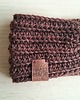 opaski do włosów Opaska handmade z wełną merino 2