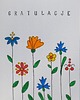 kartki scrapbooking Kartka Gratulacje, kociewska łąka, 12 x 17 cm 2