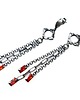 kolczyki srebrne Kolczyki srebrne Baguette /garnet/ 1