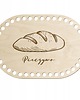 kuchnia - różne Kosz Mojżesza 24x16 cm OWALNE dno do koszyka CHLEB PIECZYWO Baza Szydełko 1