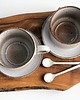 filiżanki Filiżanka ceramiczna Zestaw dla dwojga w stylu boho 2