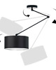 lampy wiszące Regulowana lampa sufitowa nad stół w stylu boho NEWA BOHO kloszem z rattanu 6