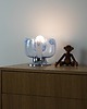 lampy stołowe Lampa stołowa, szkło Murano, włoski design, lata 70, produkcja: Włochy 7