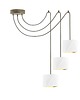 lampy wiszące Nowoczesna lampa wisząca typu pająk KANO GOLD D3 3