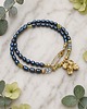 chokery Pearls /navy blue/ perły naturalne - choker /31.03.26/ 5