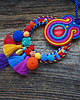 wisiory Pulo- etniczny naszyjnik Soutache 6