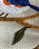 Ozdoby na ścianę Ręcznie haftowany obrazek -  "Ptak na gałęzi - Modraczek" 2