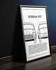 plakaty Plakat Polska Motoryzacja - Syrena 105 2