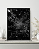 plakaty Mapa Gliwic,  Plakat Gliwice,  Mapy miast 1