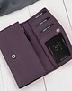 portfele damskie Portfel damski skórzany z ochroną RFID fioletowy na prezent SL-11-VI 4