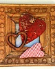 dodatki - różne Ceramiczne serce 3