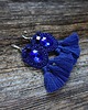 kolczyki soutache Granatowe kolczyki soutache 2