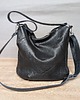 torby na ramię Bucket bag czarna gnieciona skóra 6