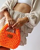 torebki do ręki Candy mała torebka  bawełniana neonowa pomarańczowa 6